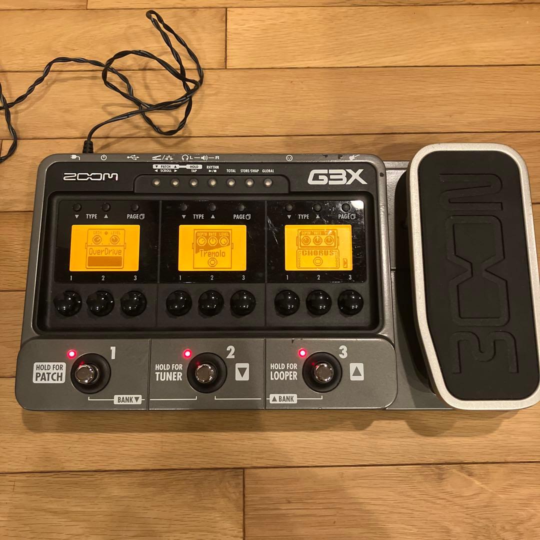 ZOOM G3X ギターエフェクター　おまけに本付き