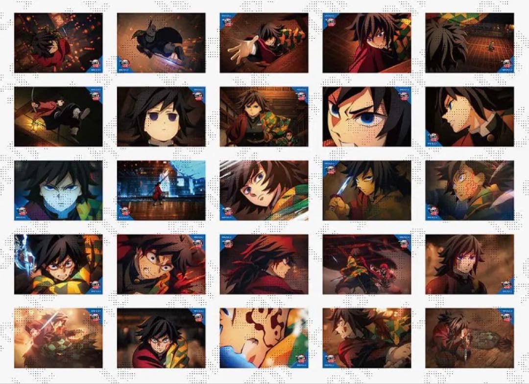 鬼滅の刃 冨岡義勇 全方位コレクション缶バッジ 全25種 コンプリート