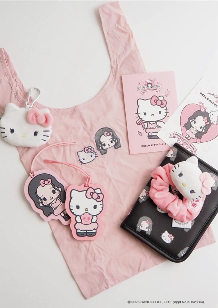 新品【JISOO＆ハローキティ】 JISOO×サンリオ 3点set