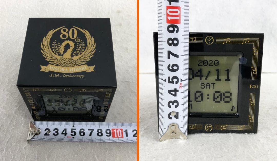 【新品】 美空ひばり　目覚まし時計 生誕80周年オリジナルヒット曲ベスト80