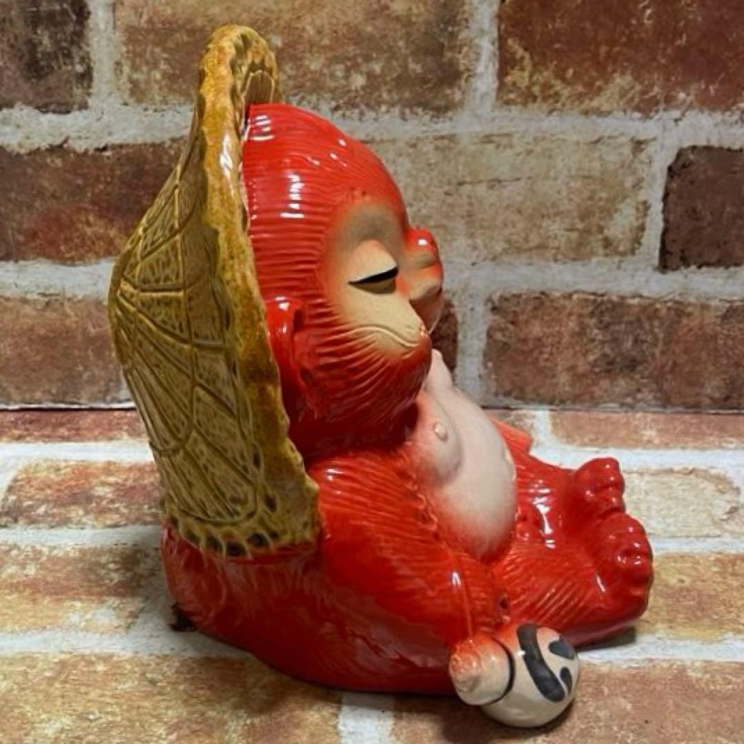 信楽焼 ビリケン狸 3点セット