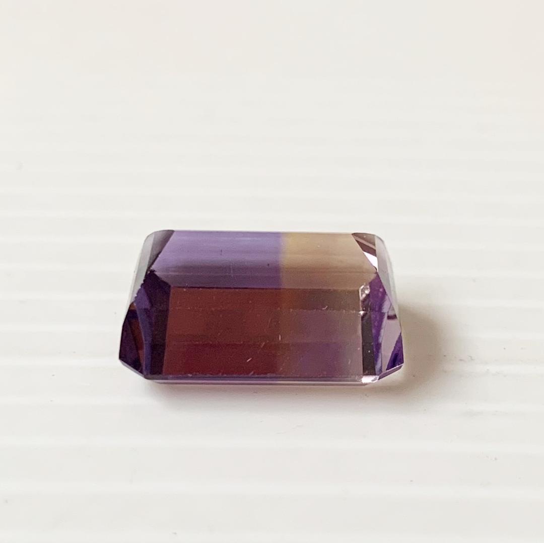 大粒美石★アメトリン 9.3 ct、アメシスト＆シトリン原石set (31)