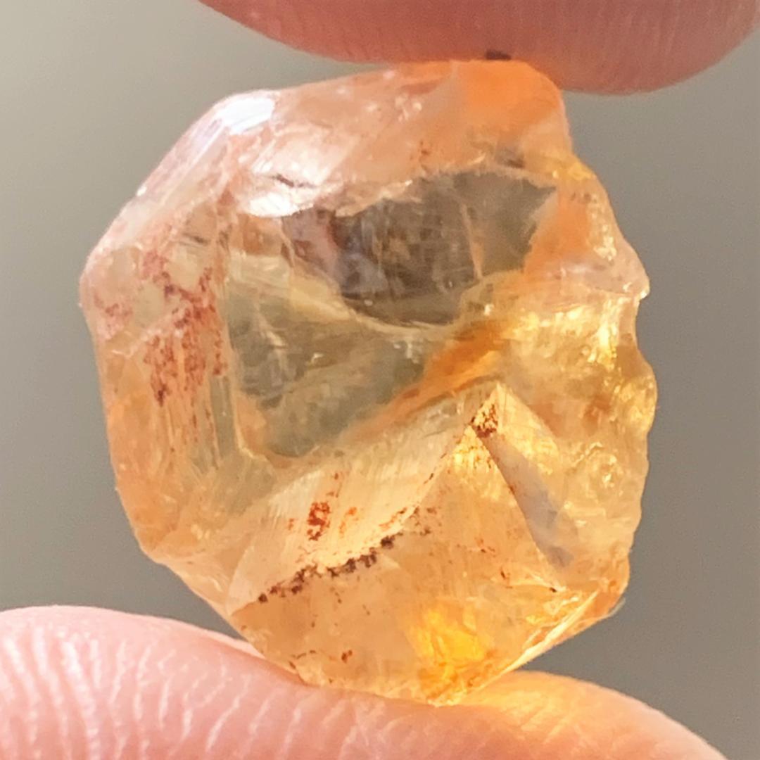 大粒美石★アメトリン 9.3 ct、アメシスト＆シトリン原石set (31)