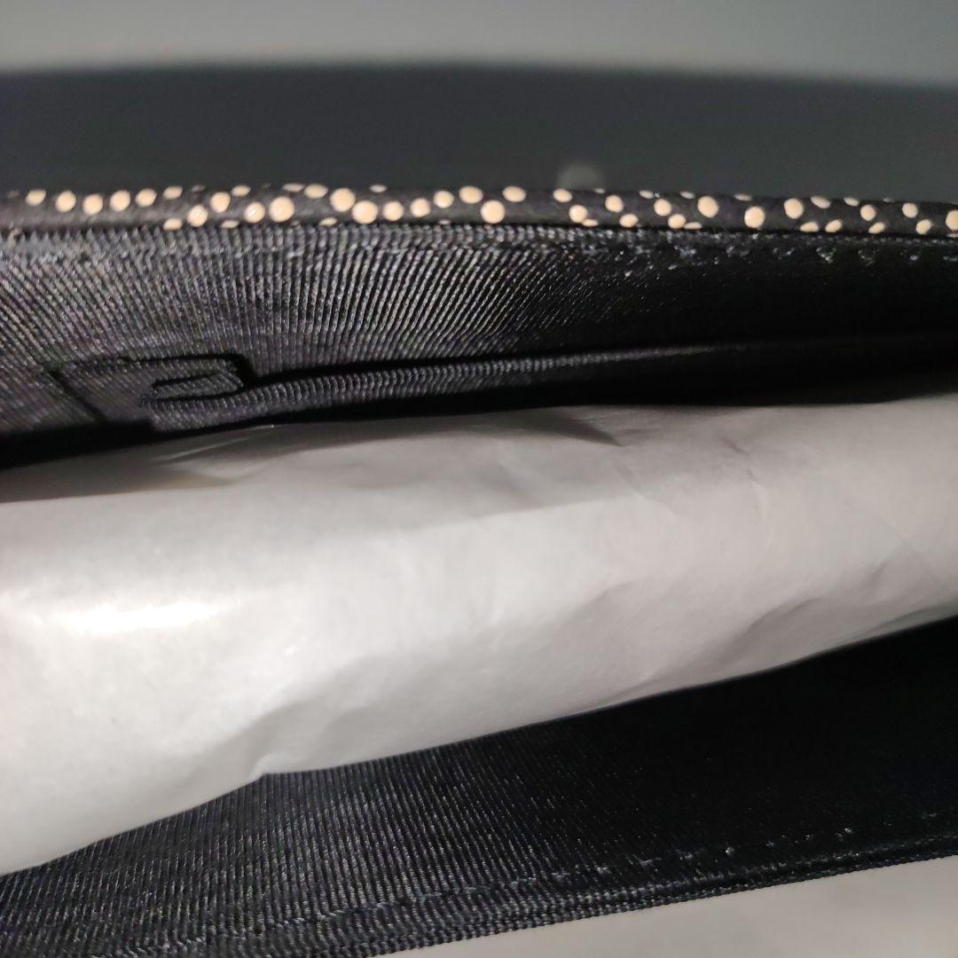 印傳屋　花柄刺繍 クラッチバッグ