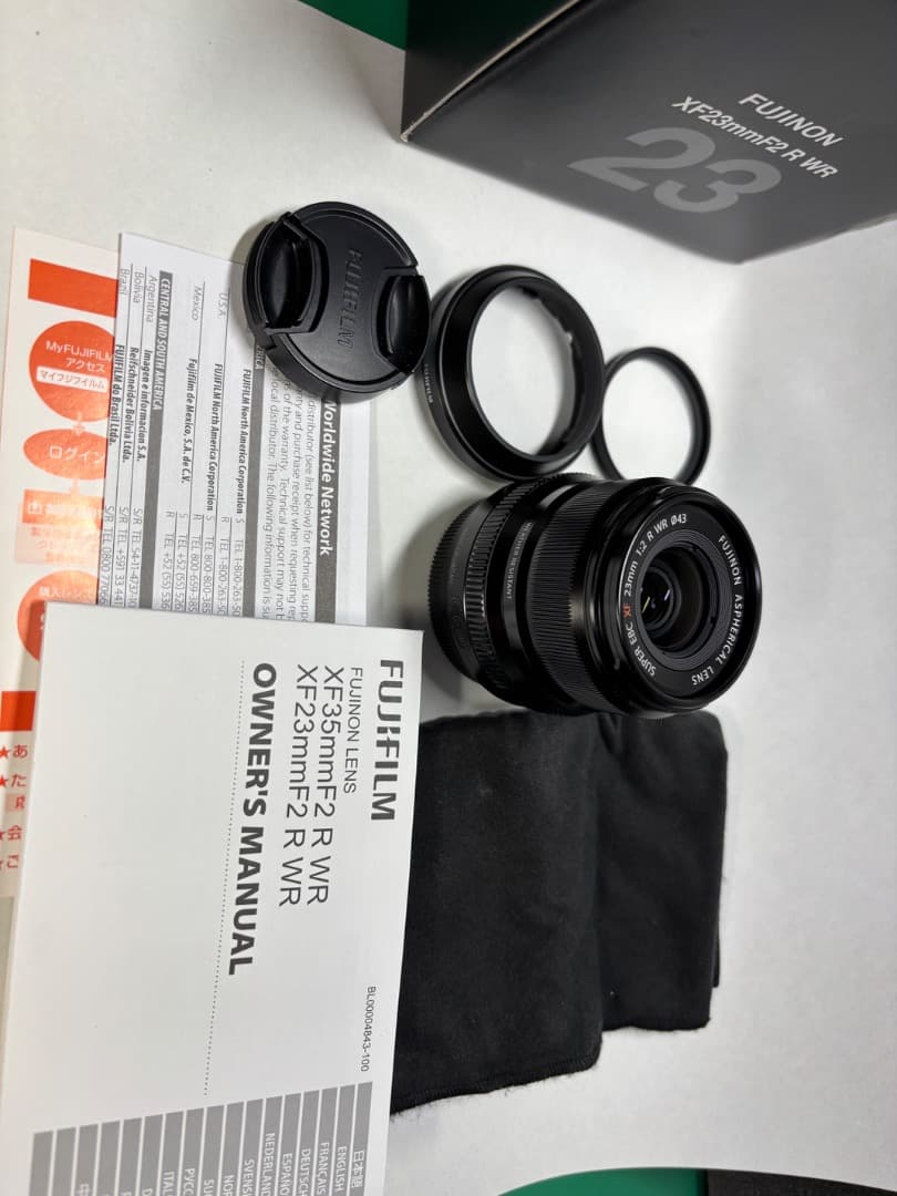 【速写 × 美描写】FUJIFILM　XF23mm F2 R WR　美品です！