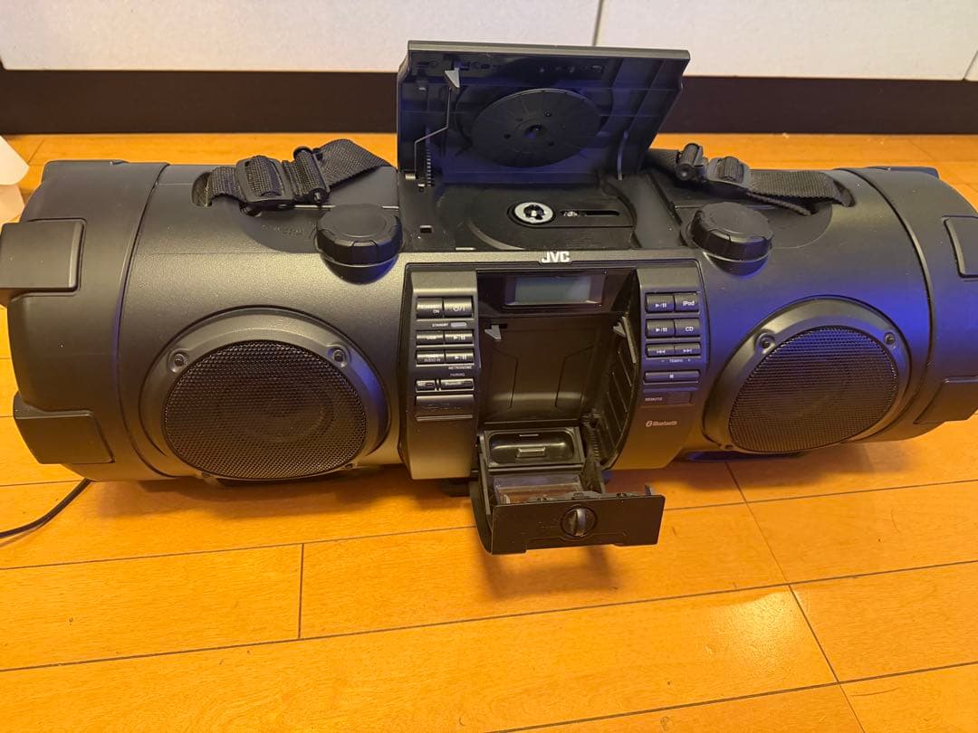 JVC パワードウーハーCDシステム ブラック RV-NB70-B