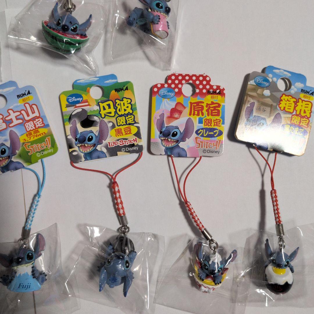 未開封 ご当地 スティッチ ストラップ 根付 17種類セット ディズニー