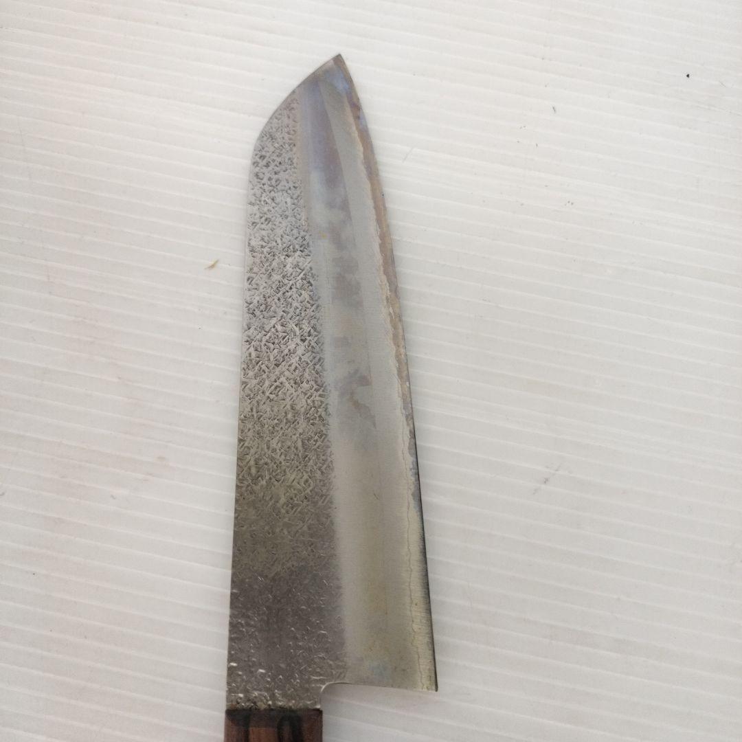 【お値下げ】日本刀鍛錬庖丁　金蔵作　三徳包丁175mm