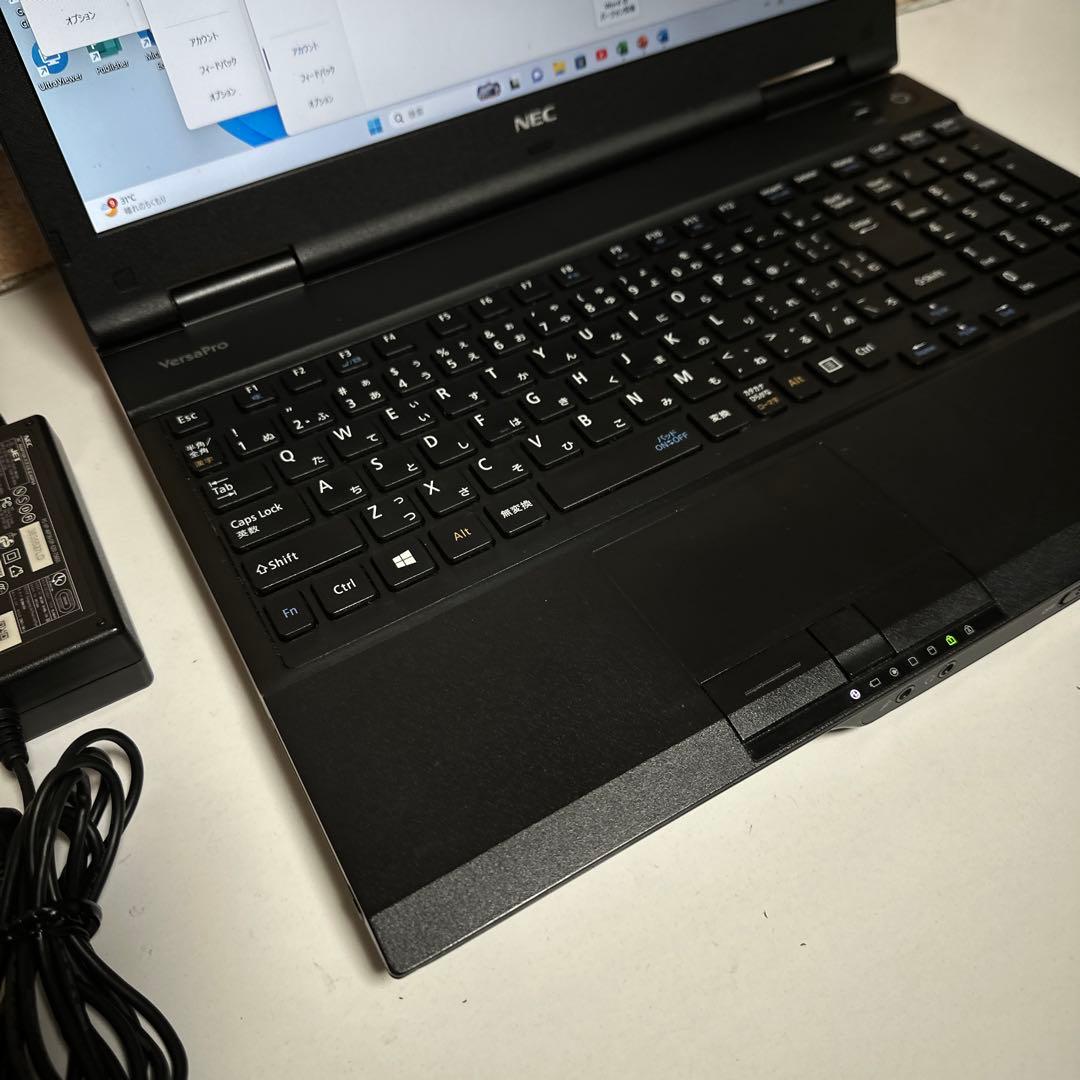 NEC ノートPC Core i5 高速起動SSD メモリ8GB オフィス入り