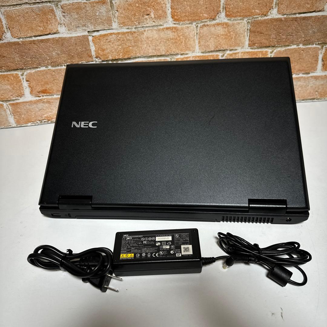 NEC ノートPC Core i5 高速起動SSD メモリ8GB オフィス入り