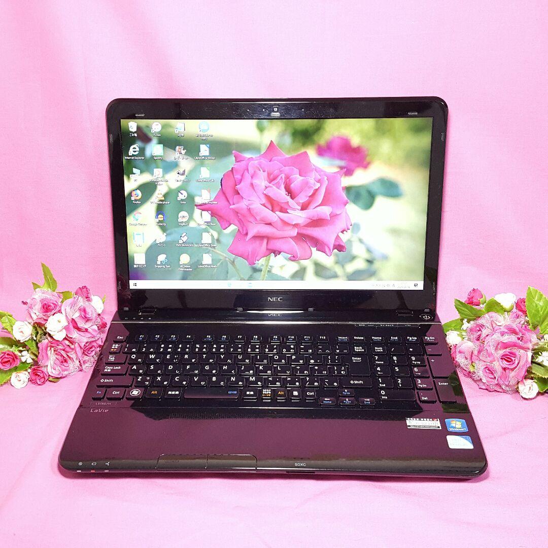 NEC/薄型LaVie/大容量750G/カメラ/USB3.0/最新Win11搭載
