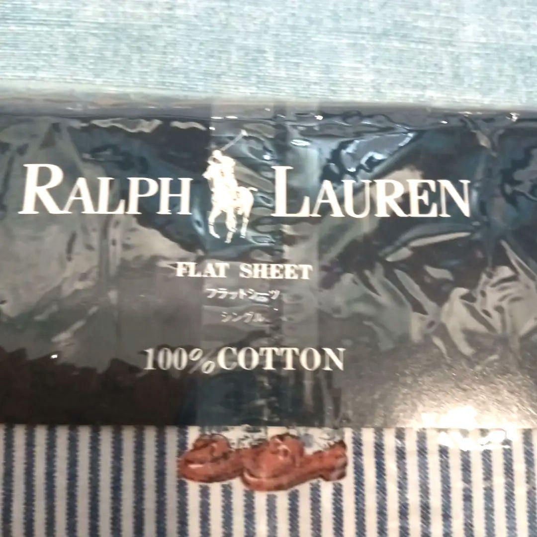 お*̮様 Ralph Lauren フラットシーツ　シングル　 100%コットン