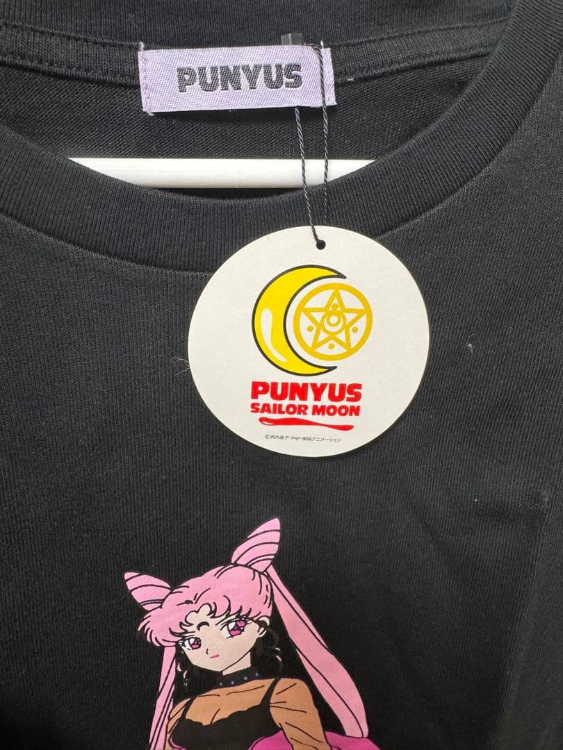 【新品未使用】PUNYUS セーラームーン Tシャツ ブラックレディ