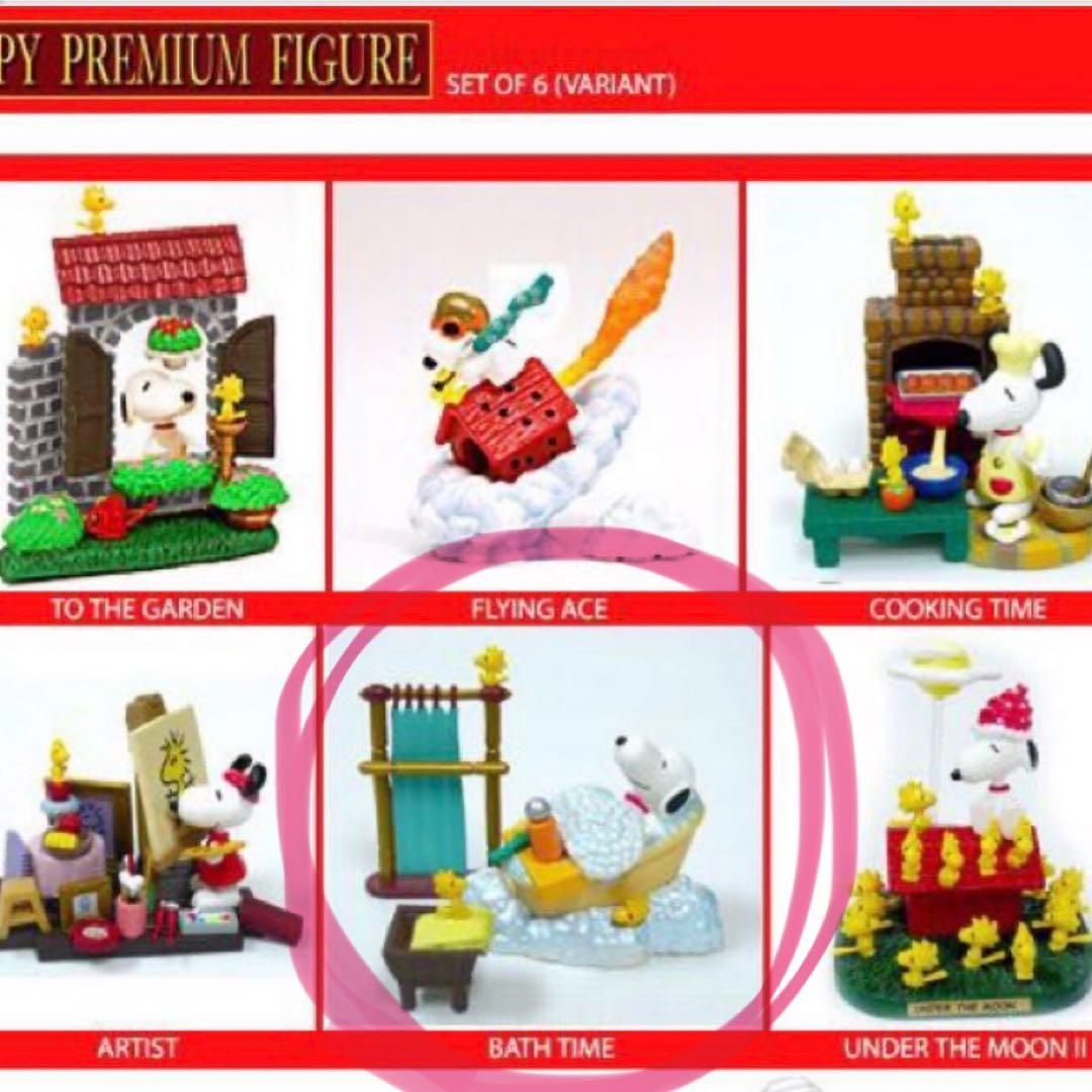 スヌーピー　フィギュア　ミニチュア　計五点