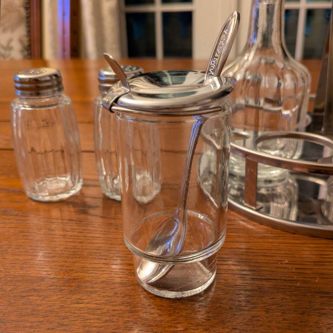 調味料入れ　イタリア製クルーエットセット