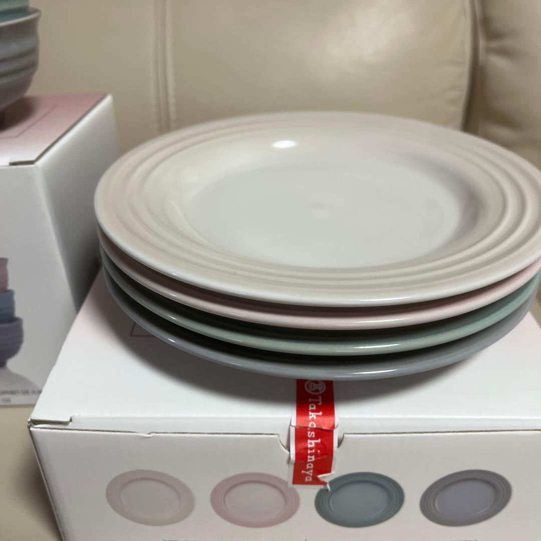 LE CREUSET 食器セット ボウル4個 プレート4個