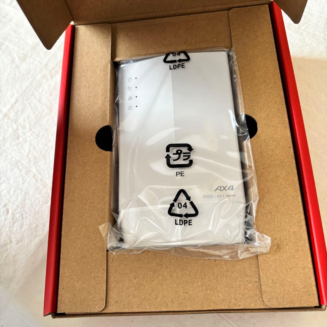 【美品】BUFFALO Wi-Fi 6無線LAN中継機WEX-3000AX4白