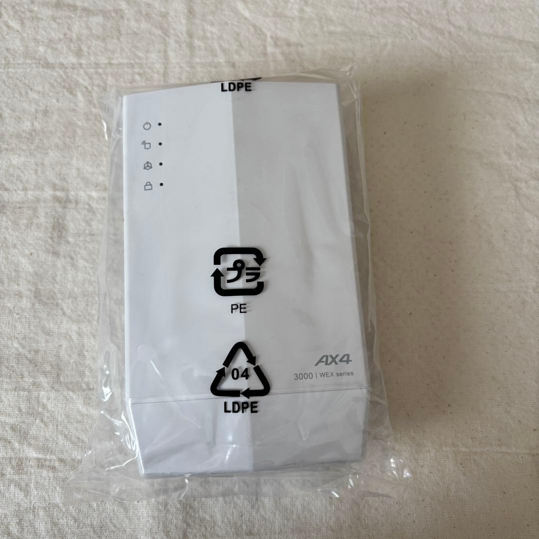【美品】BUFFALO Wi-Fi 6無線LAN中継機WEX-3000AX4白