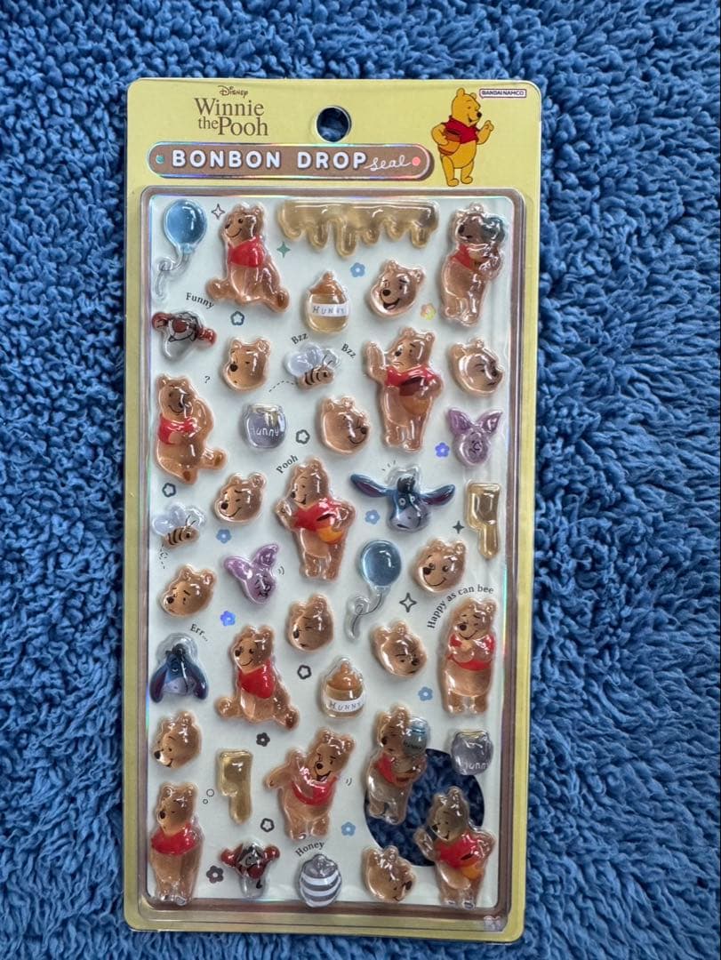 ボンボンドロップシール スティッチ　くまのプーさん　ズートピアセット　正規品