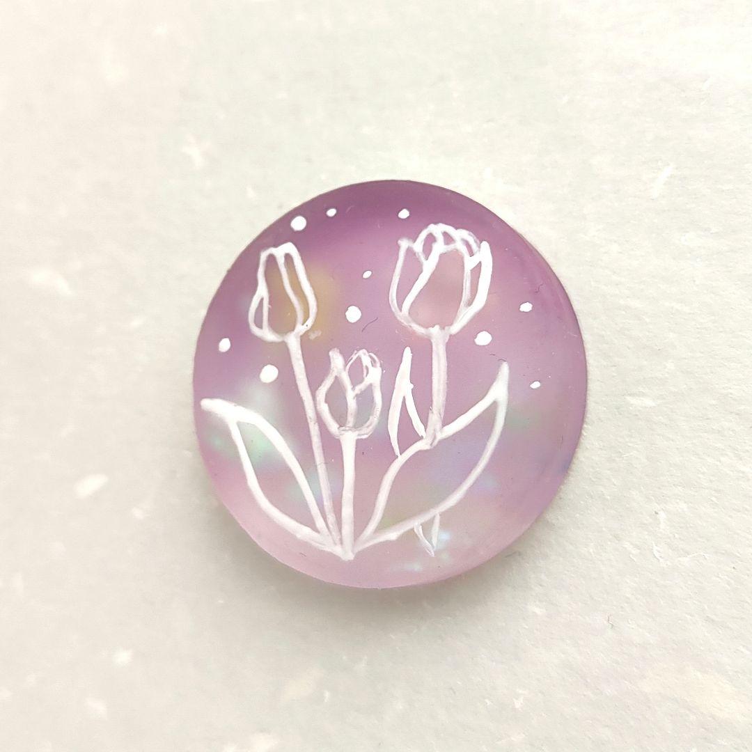 【777】ハンドメイド　レジン　ヘアゴム　ポニーフック