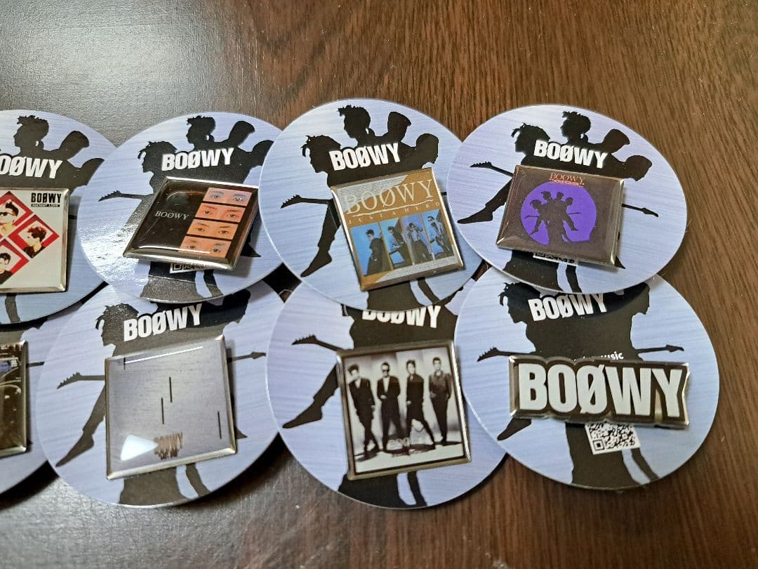 BOØWY ピンバッジ コンプリート10個セット