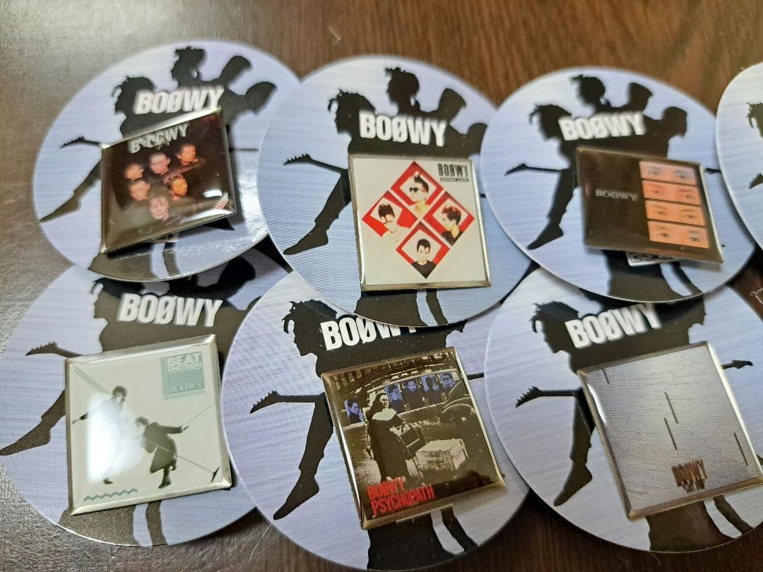 BOØWY ピンバッジ コンプリート10個セット