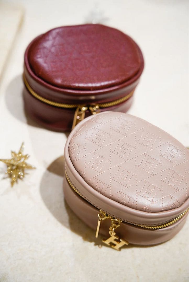 herlipto Monogram Jewely Case ピンクベージュ