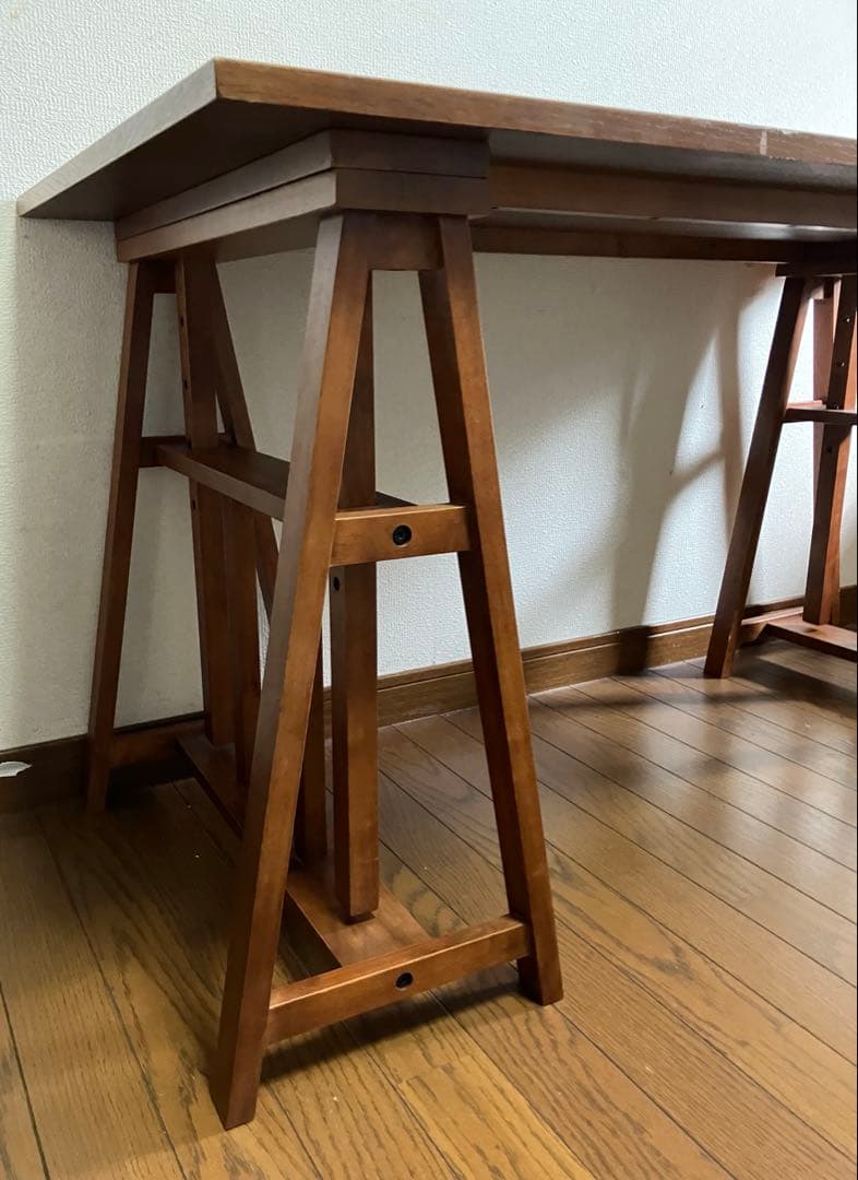 hommagアトリエテーブル 木製テーブル 送料込