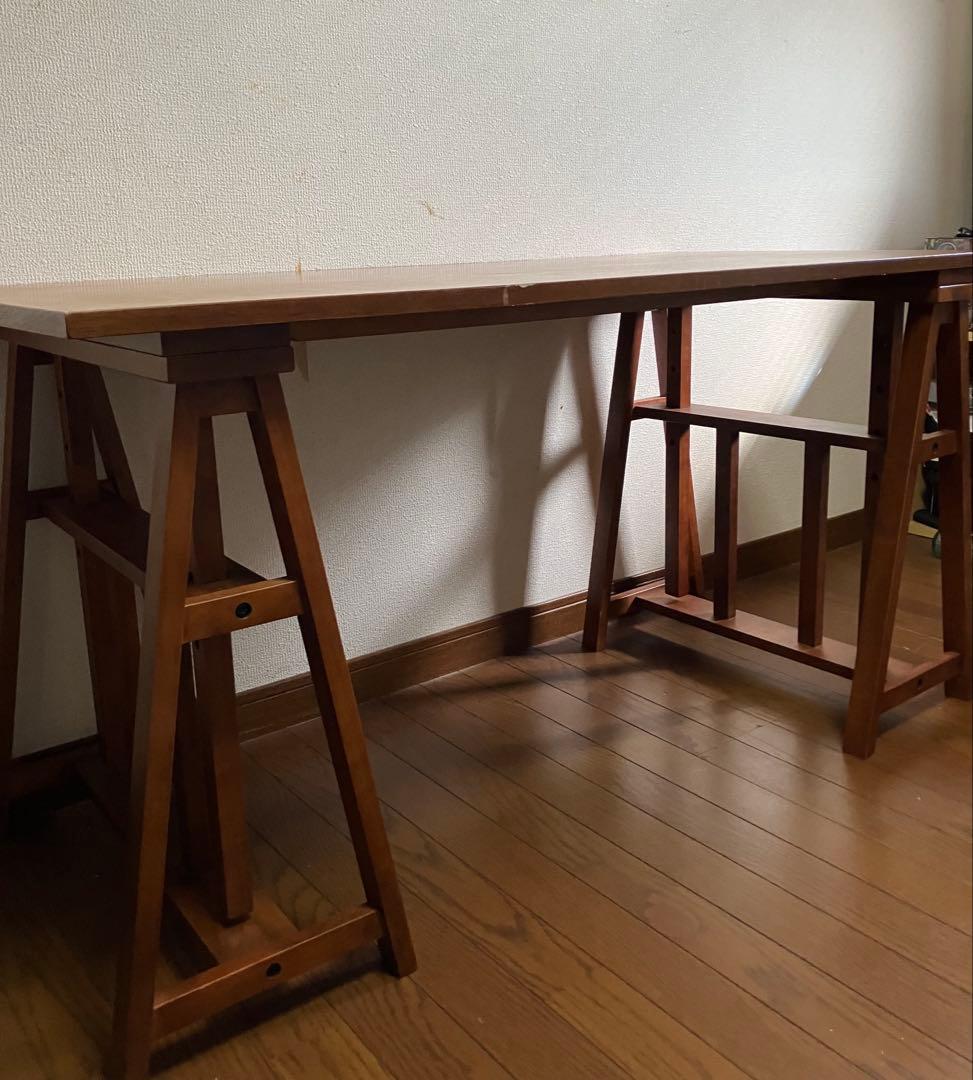 hommagアトリエテーブル 木製テーブル 送料込