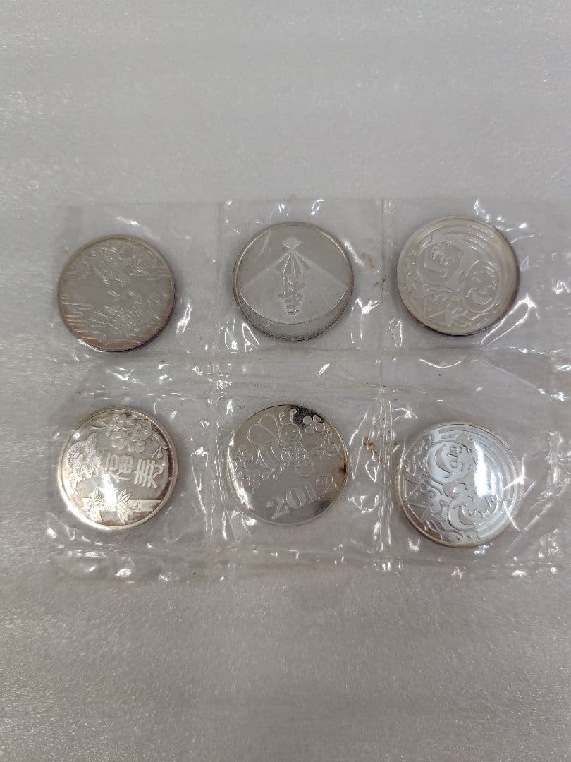 敬老貨幣セット 純銀メダル 6枚