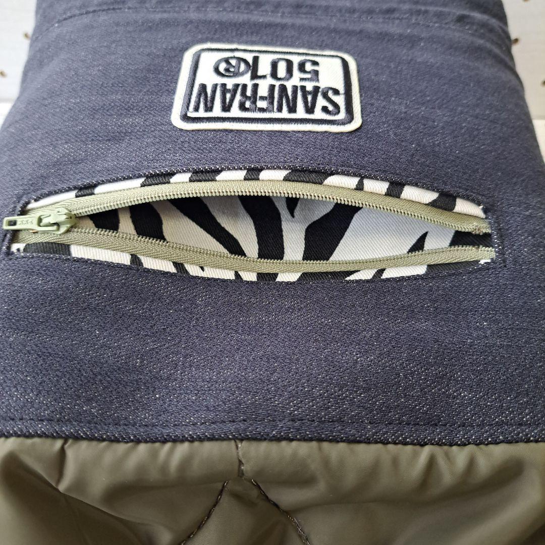 ゆ*ら様 コヤンイサムチョン　リトルサンダー　デニムリメイク巾着ショルダーバック