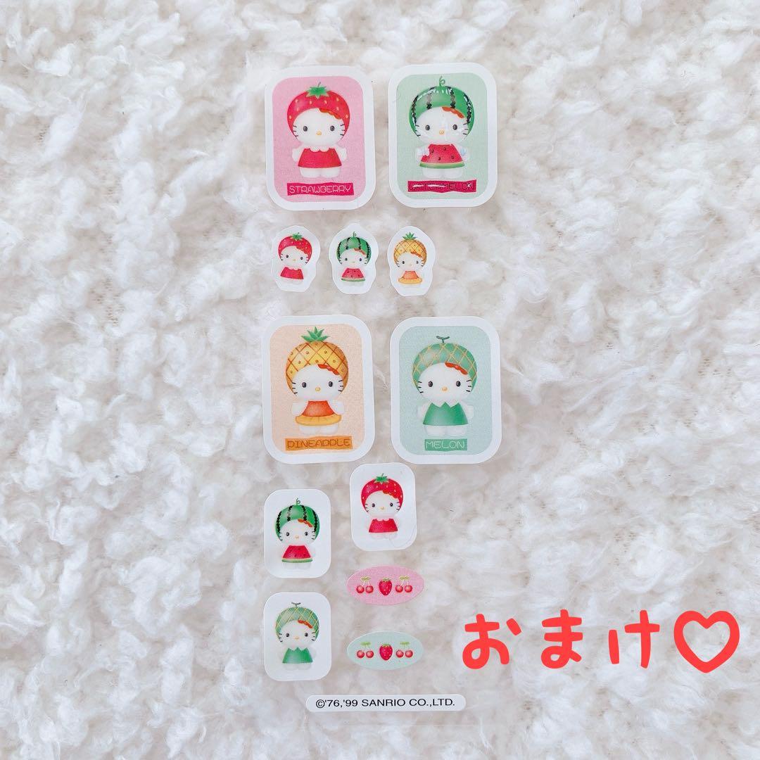 【レア】サンリオ ハローキティ フロッピーケース入り フルーツメモ