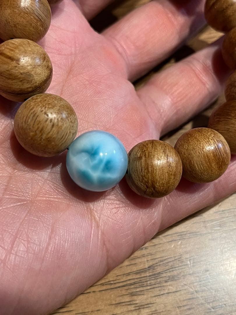 眞那伽沈香の数珠.仏珠.ブレスレット