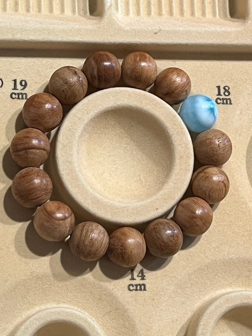 眞那伽沈香の数珠.仏珠.ブレスレット