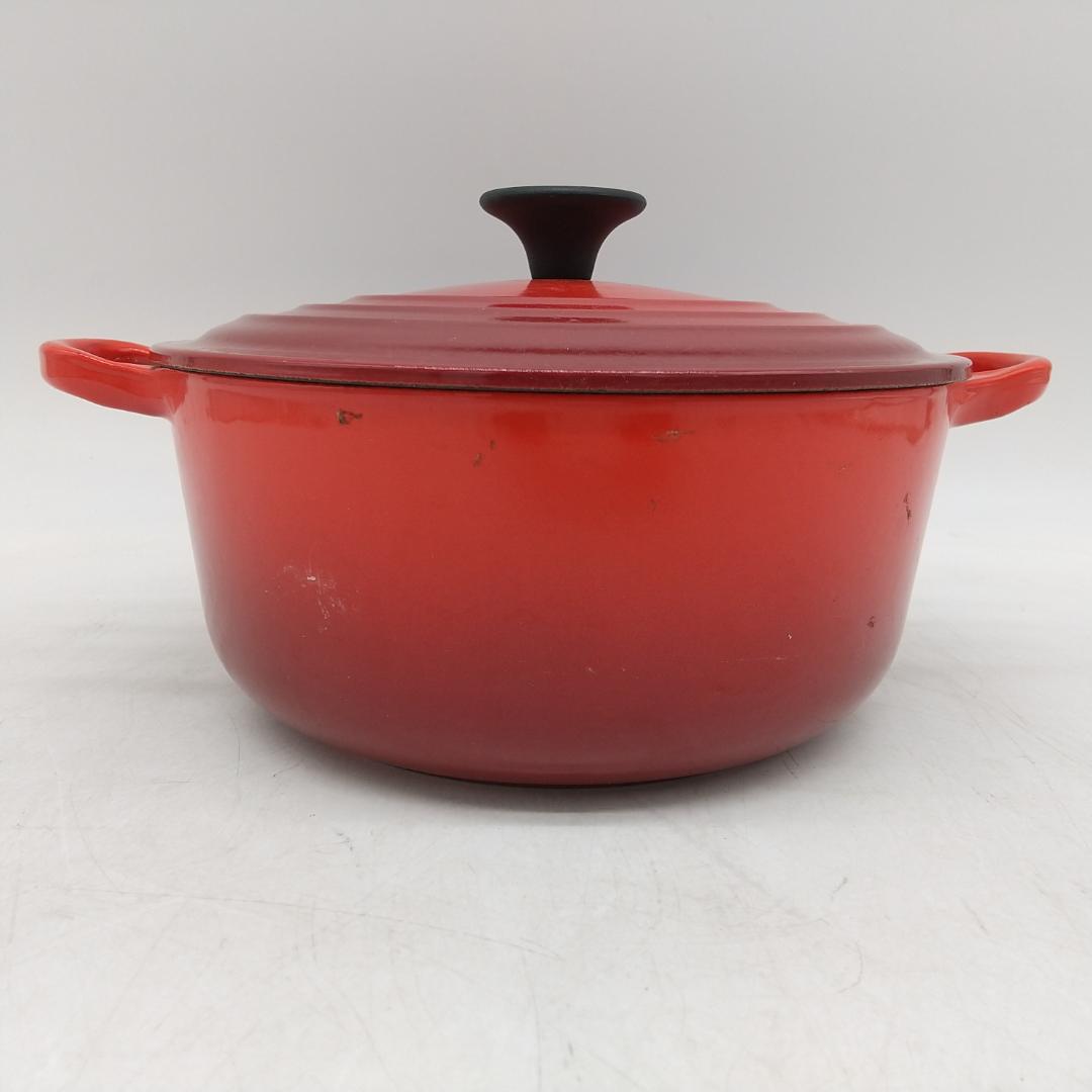 3131番 ル・クルーゼ ココット ロンド 20cm ホーロー鍋 両手鍋