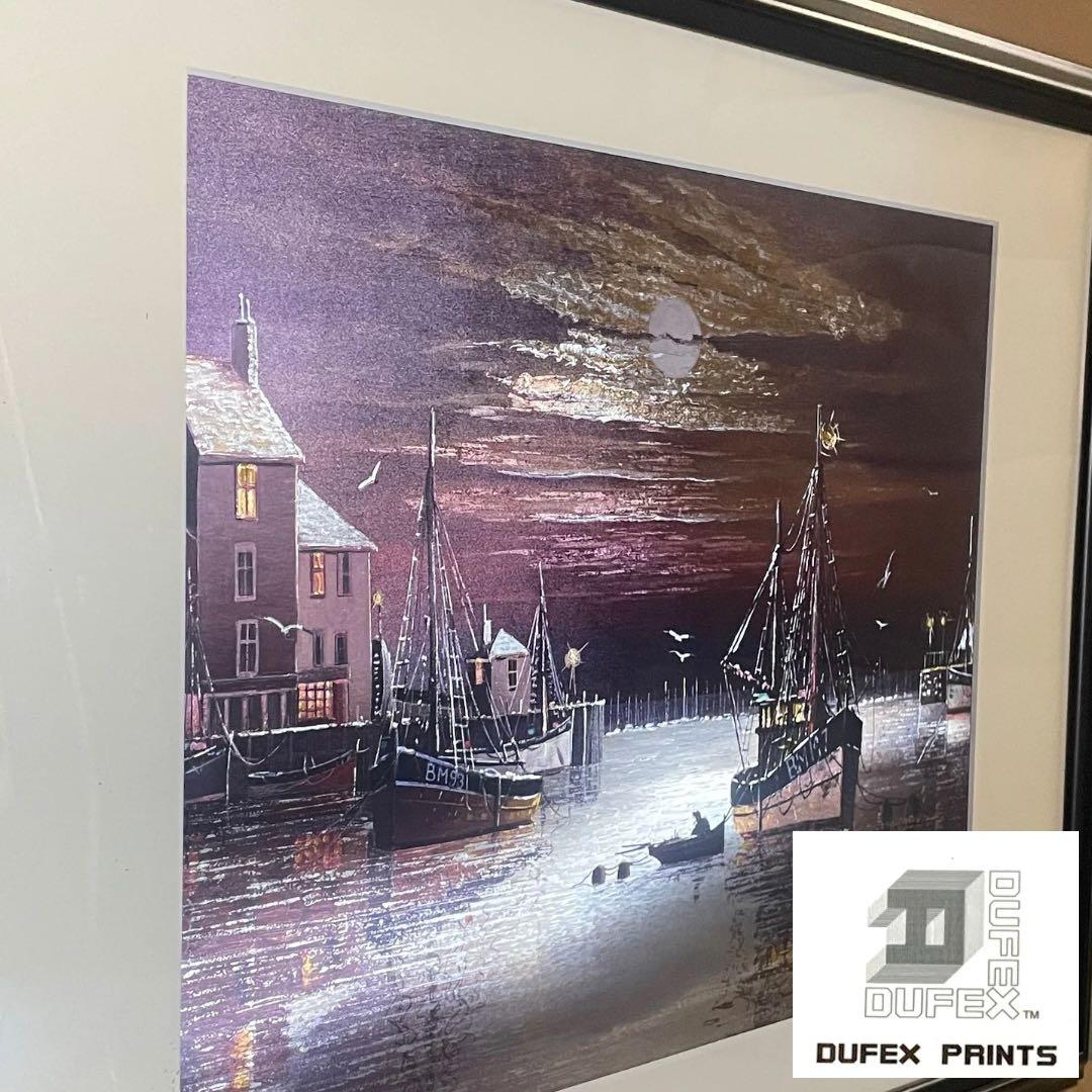 【新品・未使用】DUFEX 英国製 エッチングアート 暮港