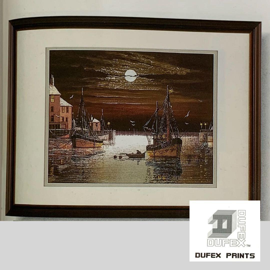 【新品・未使用】DUFEX 英国製 エッチングアート 暮港