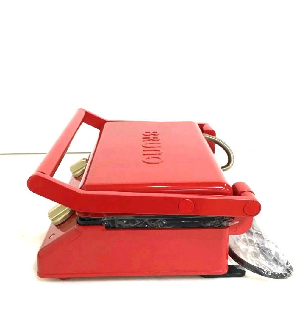 新品未使用品 BRUNO グリルサンドメーカーダブル RED