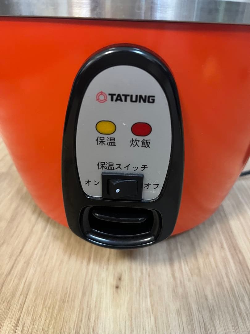 台湾 大同電鍋 TATUNG 万能電気炊飯器 赤6合