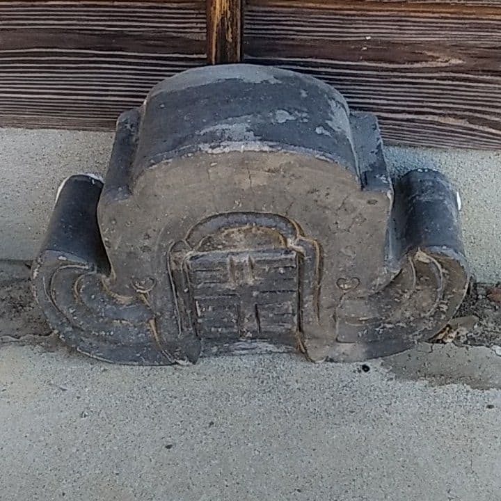 鬼瓦(土瓦製)3点セット