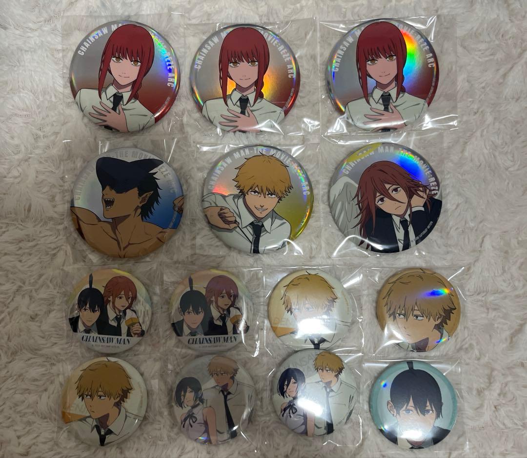 チェンソーマン 劇場版 チェンソーマン レゼ編 缶バッジ まとめ売り 全てセット
