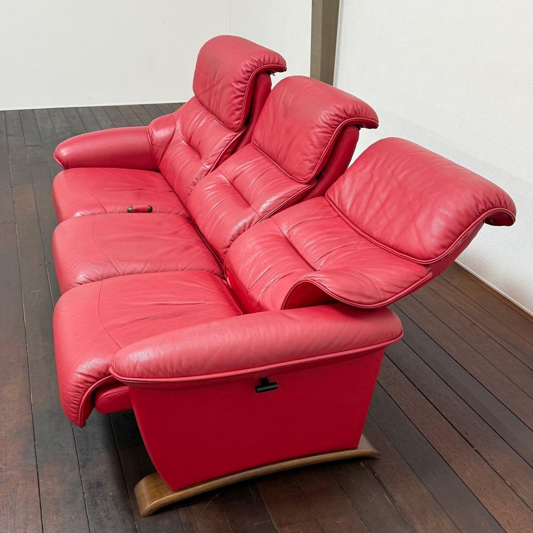 H22C18 冨士ファニチア FUJI FURNITURE 3人掛けソファ