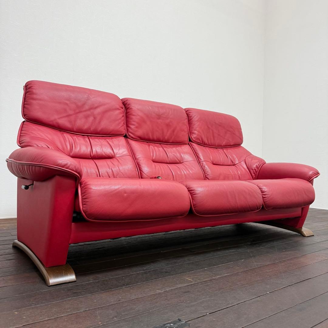 H22C18 冨士ファニチア FUJI FURNITURE 3人掛けソファ