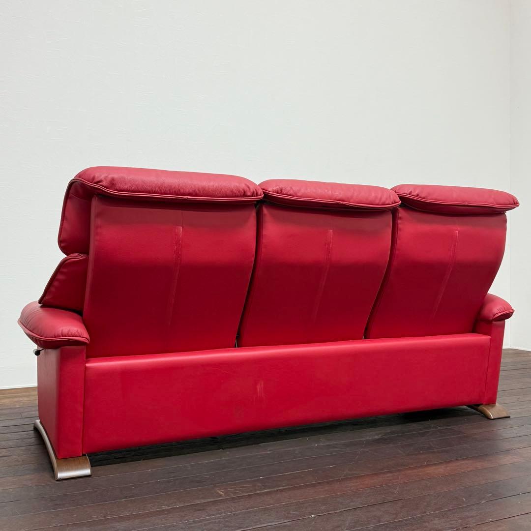 H22C18 冨士ファニチア FUJI FURNITURE 3人掛けソファ