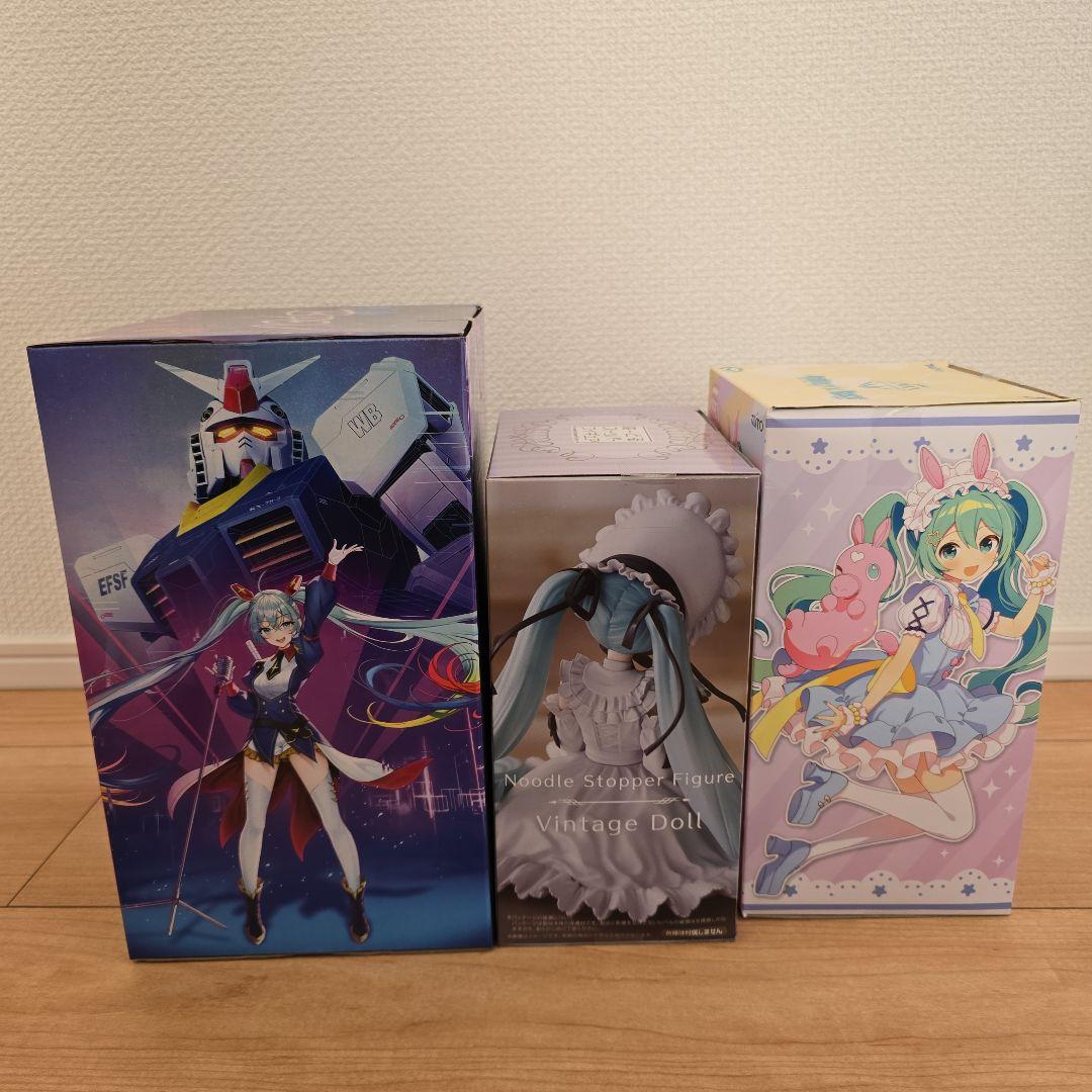 初音ミク人気フィギュア3点セット