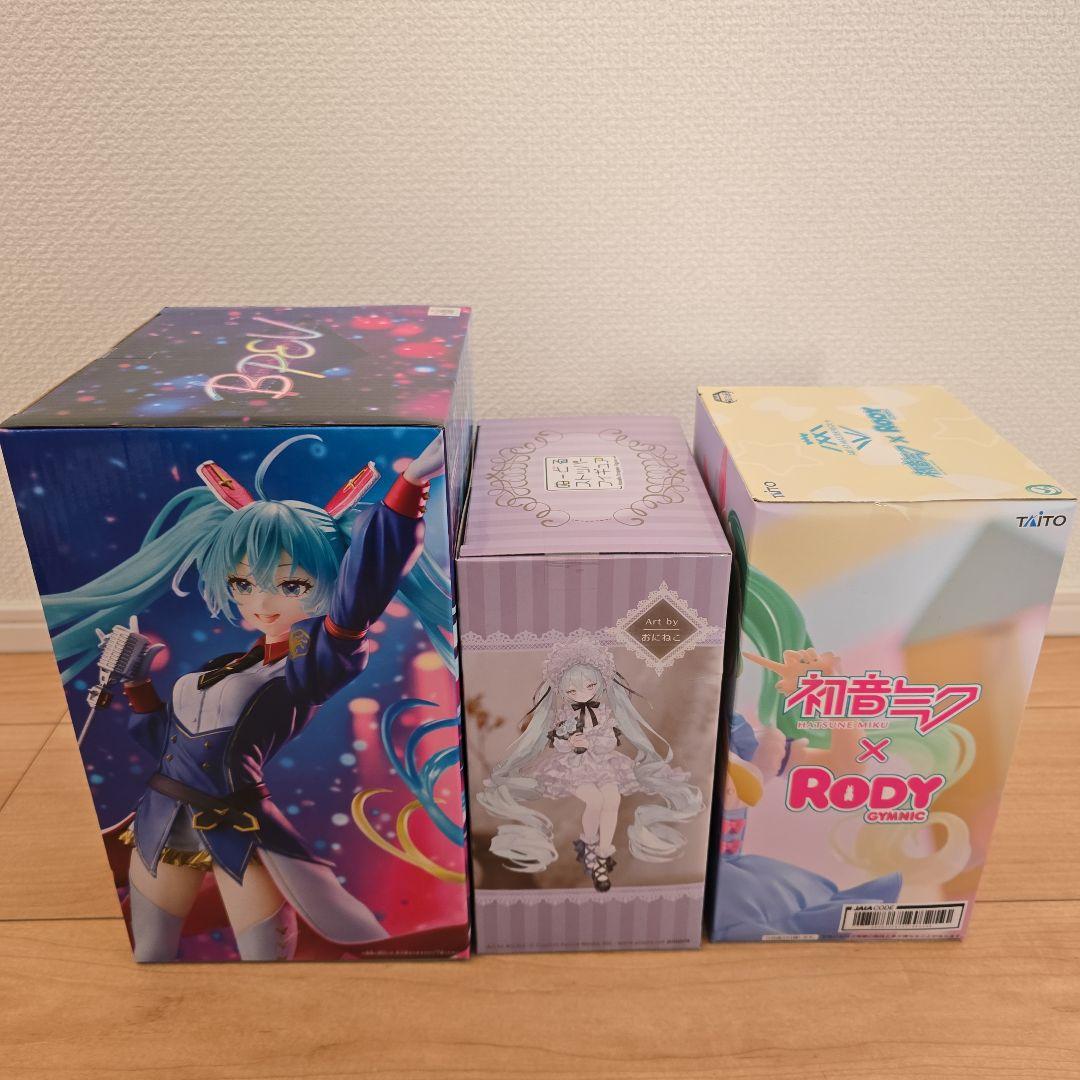 初音ミク人気フィギュア3点セット