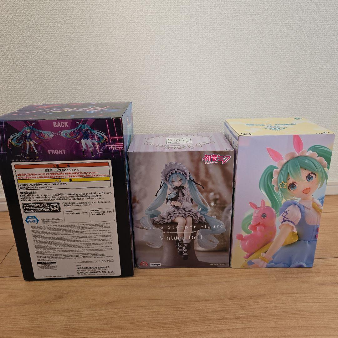初音ミク人気フィギュア3点セット
