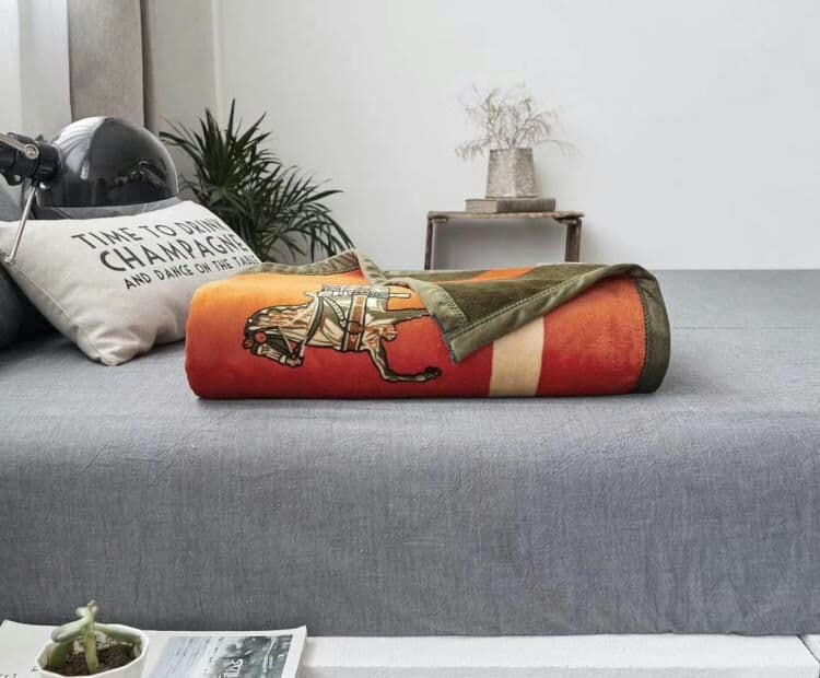 寝具 おしゃれ  である珍しい ダブル厚柔らかい毛布 ブランケット