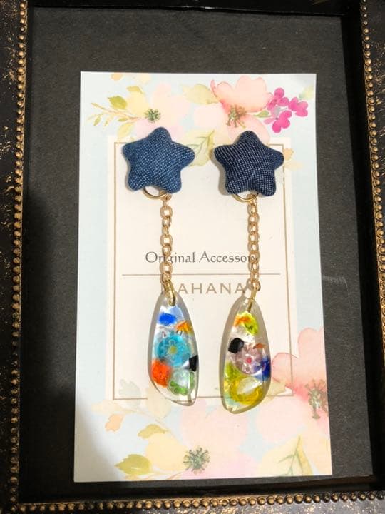 denim star ピアス イヤリング