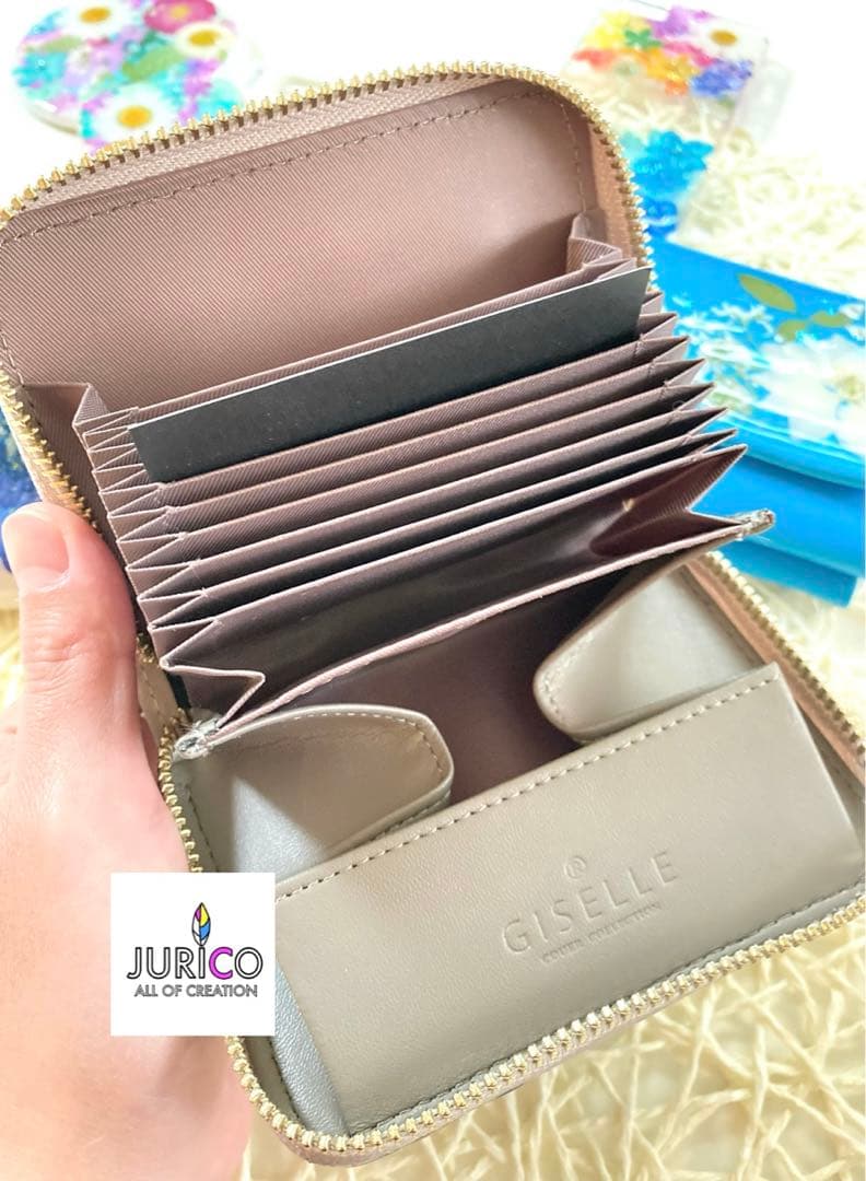 押し花で作る　ミニ財布・コンパクト財布